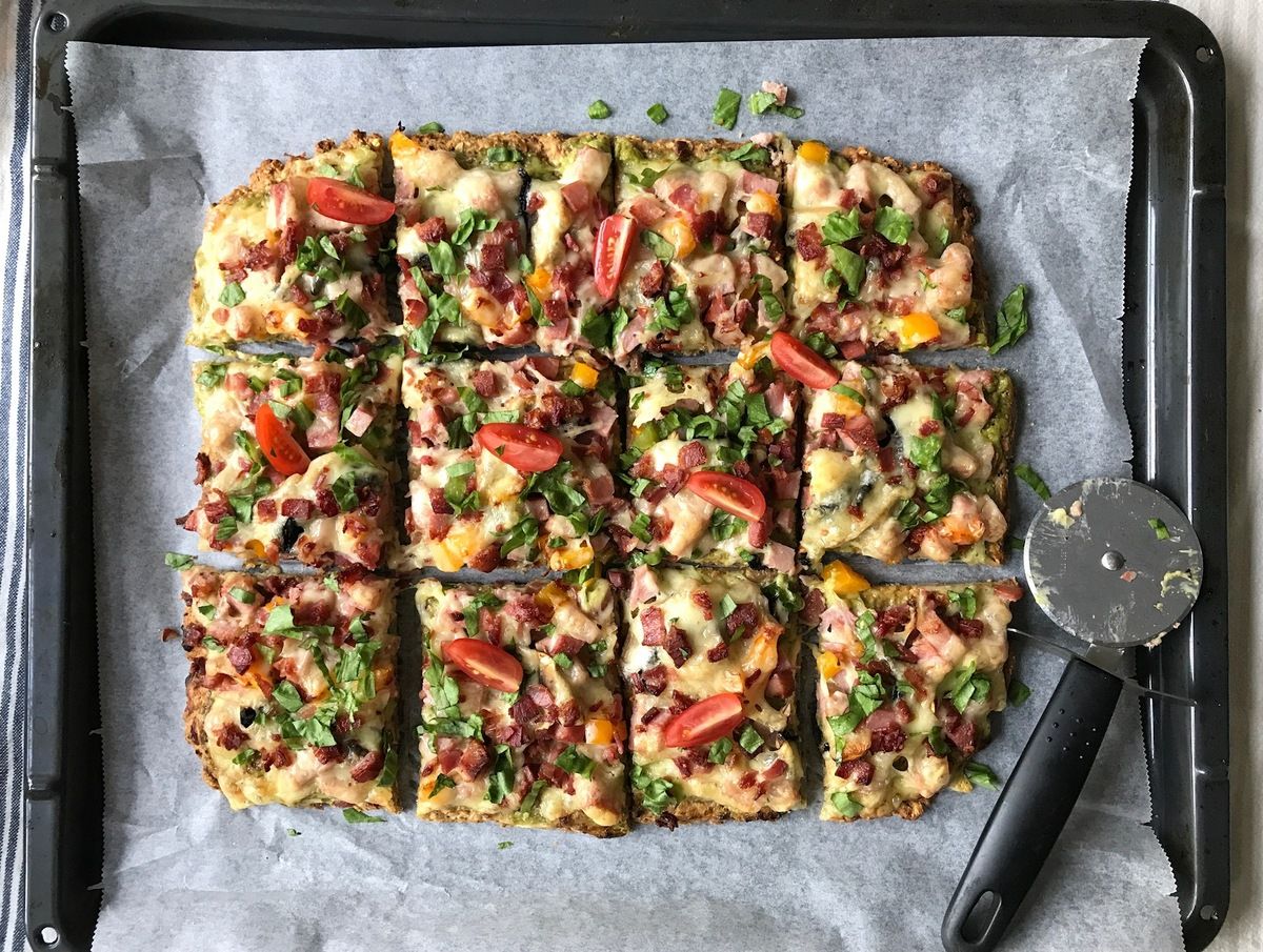 Tunfiskpizza – med superbunn av tunfisk!