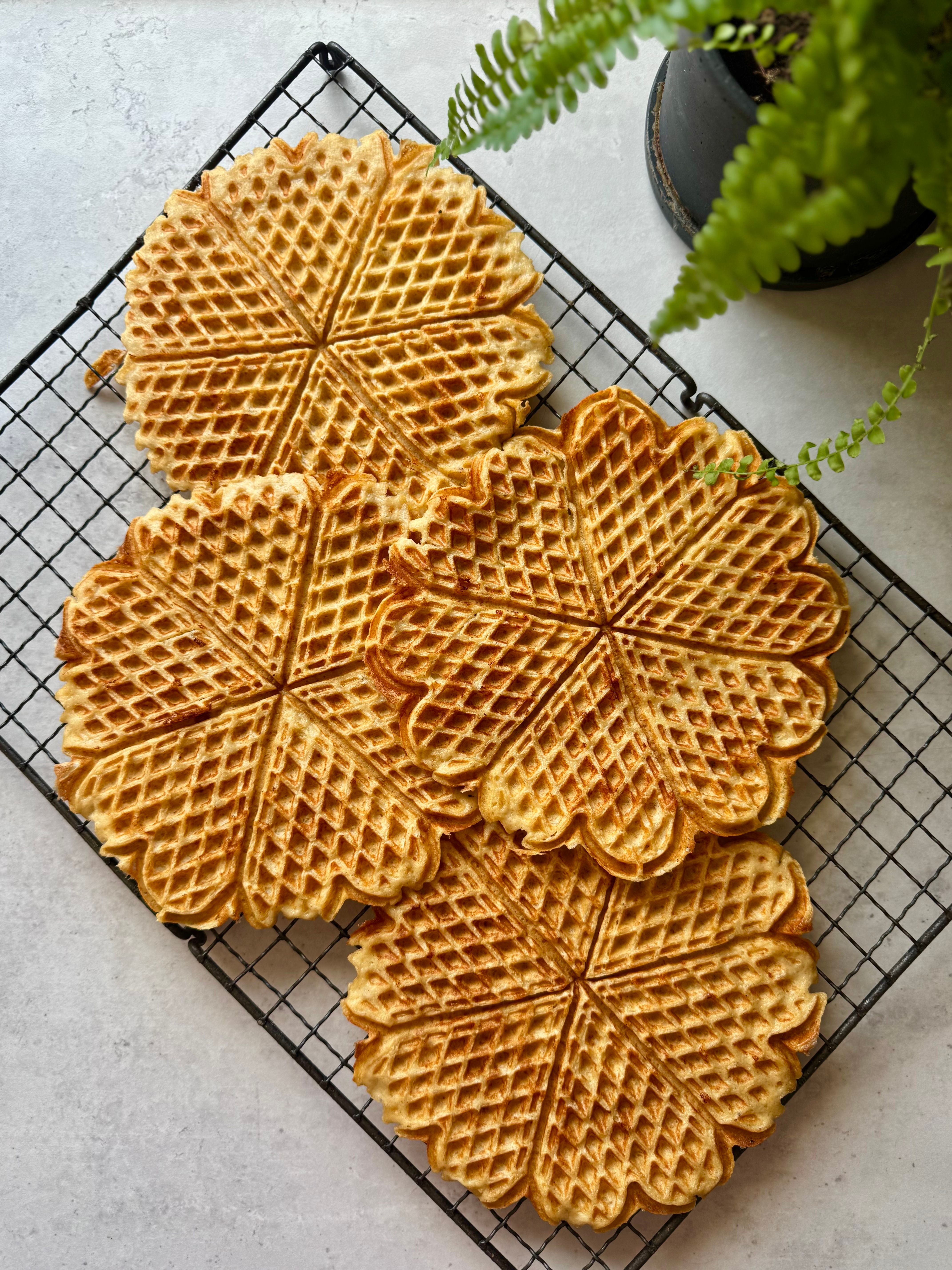 Proteinrike, sunnare vafler