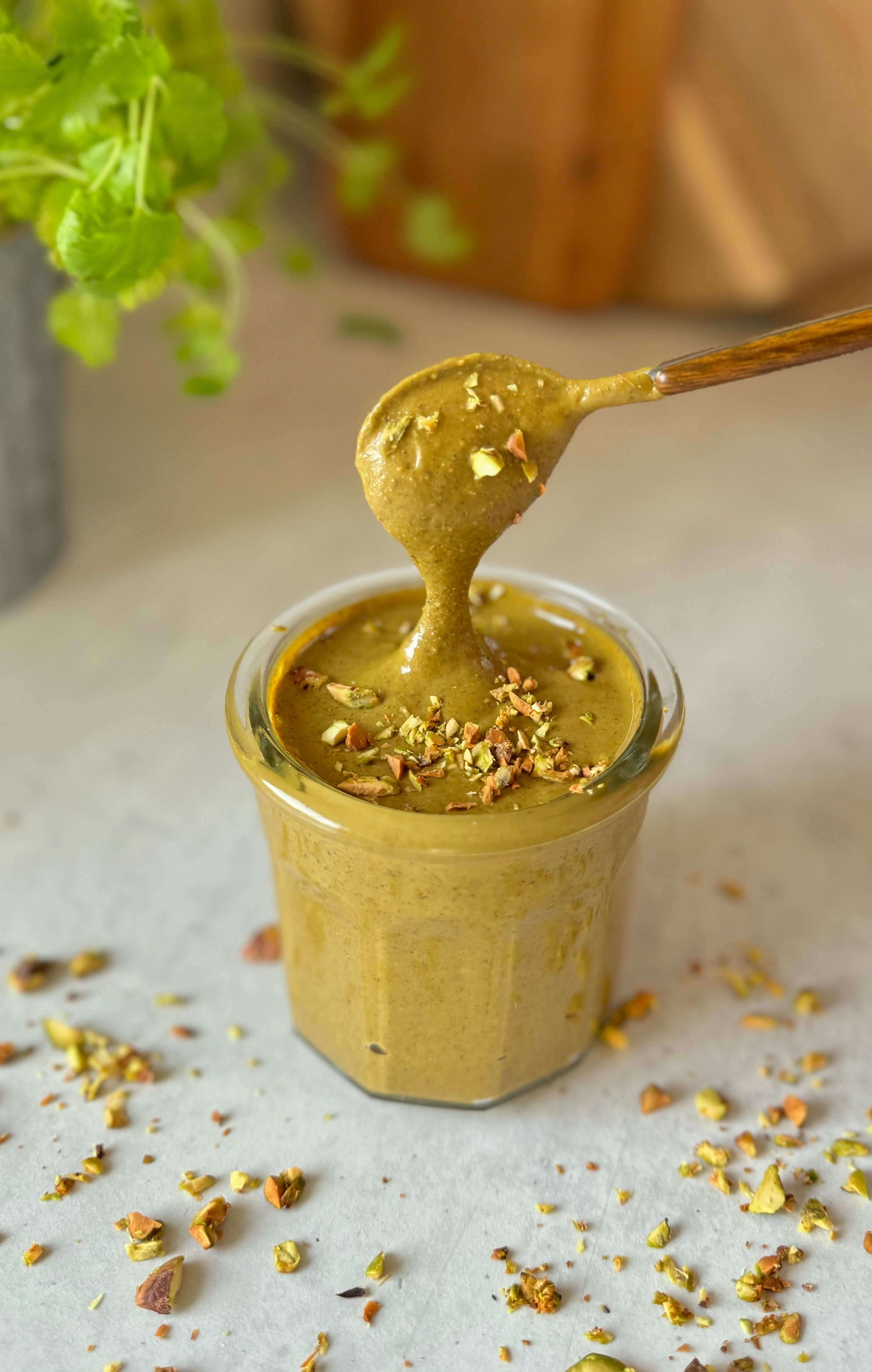 Nydelig pistasjesmør!