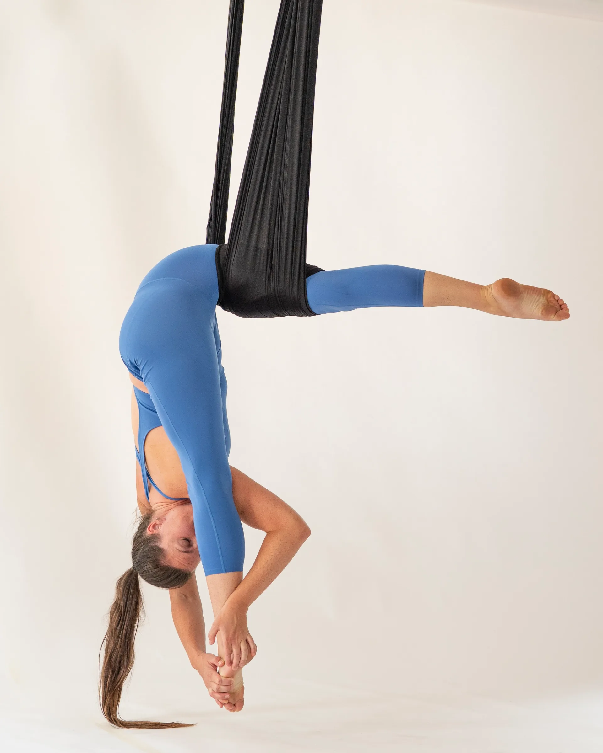 Beautiful Ariel Yoga Pose.