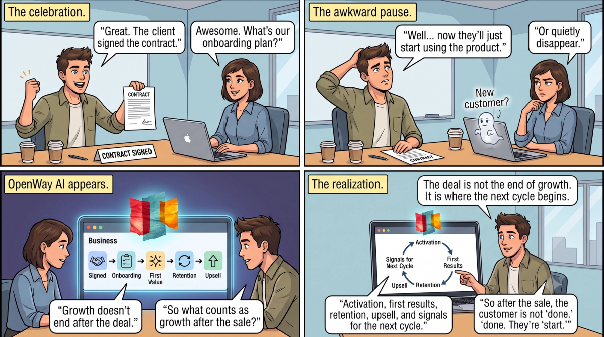 Growth Is a Cycle, Not a Funnel: How OpenWay AI Works Across the Entire Customer Journey