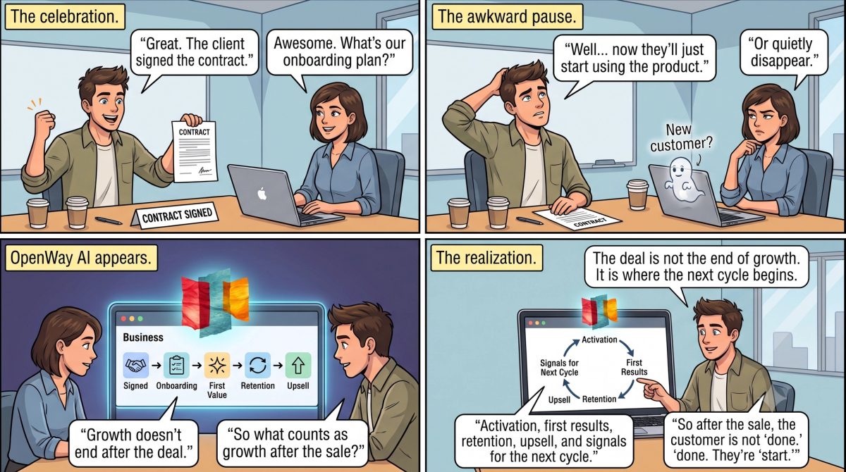 Growth Is a Cycle, Not a Funnel: How OpenWay AI Works Across the Entire Customer Journey