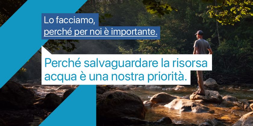 Noi di Ascenza ci prendiamo cura delle Piante, delle Persone e del Pianeta. Pertanto, anche avere cura dell'acqua è un nostro impegno.