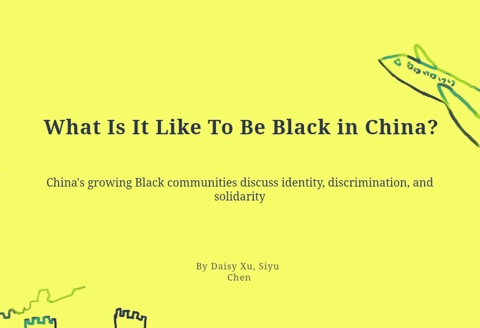 WATCH: China's Black community speaks out on identity, racism and solidarity