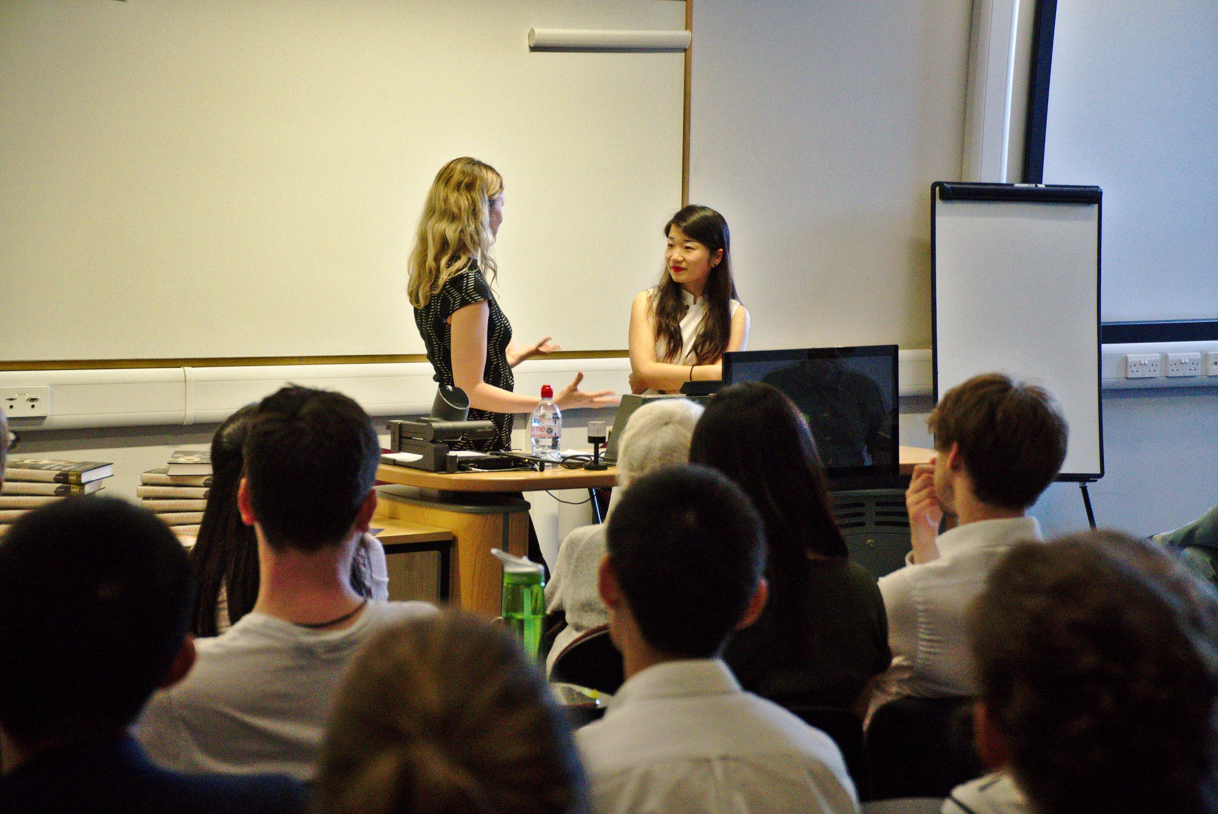 Full house of 70+ welcome board member and author Karoline Kan at London wanel