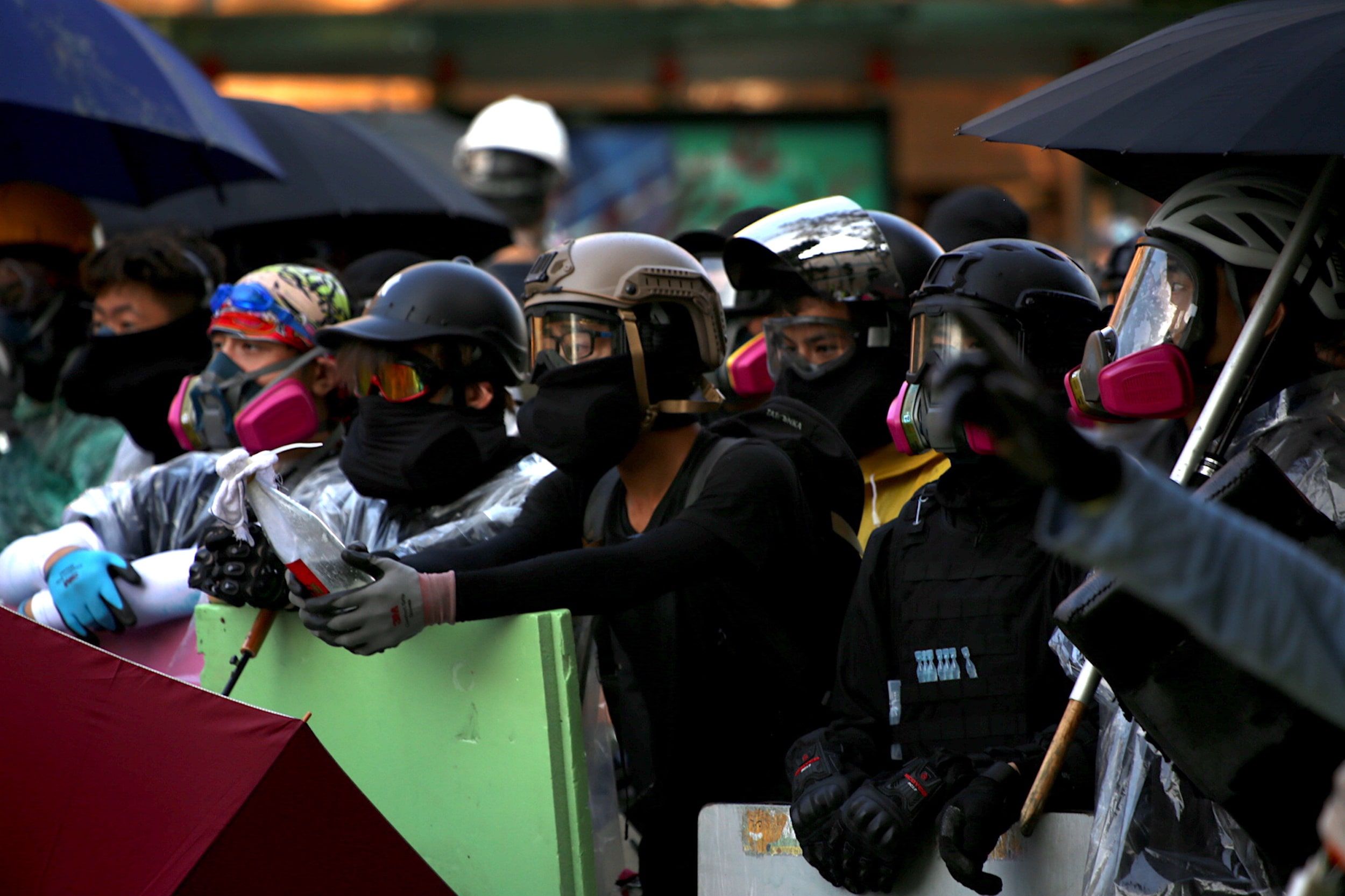 In pictures: Behind the frontlines of the Hong Kong protests