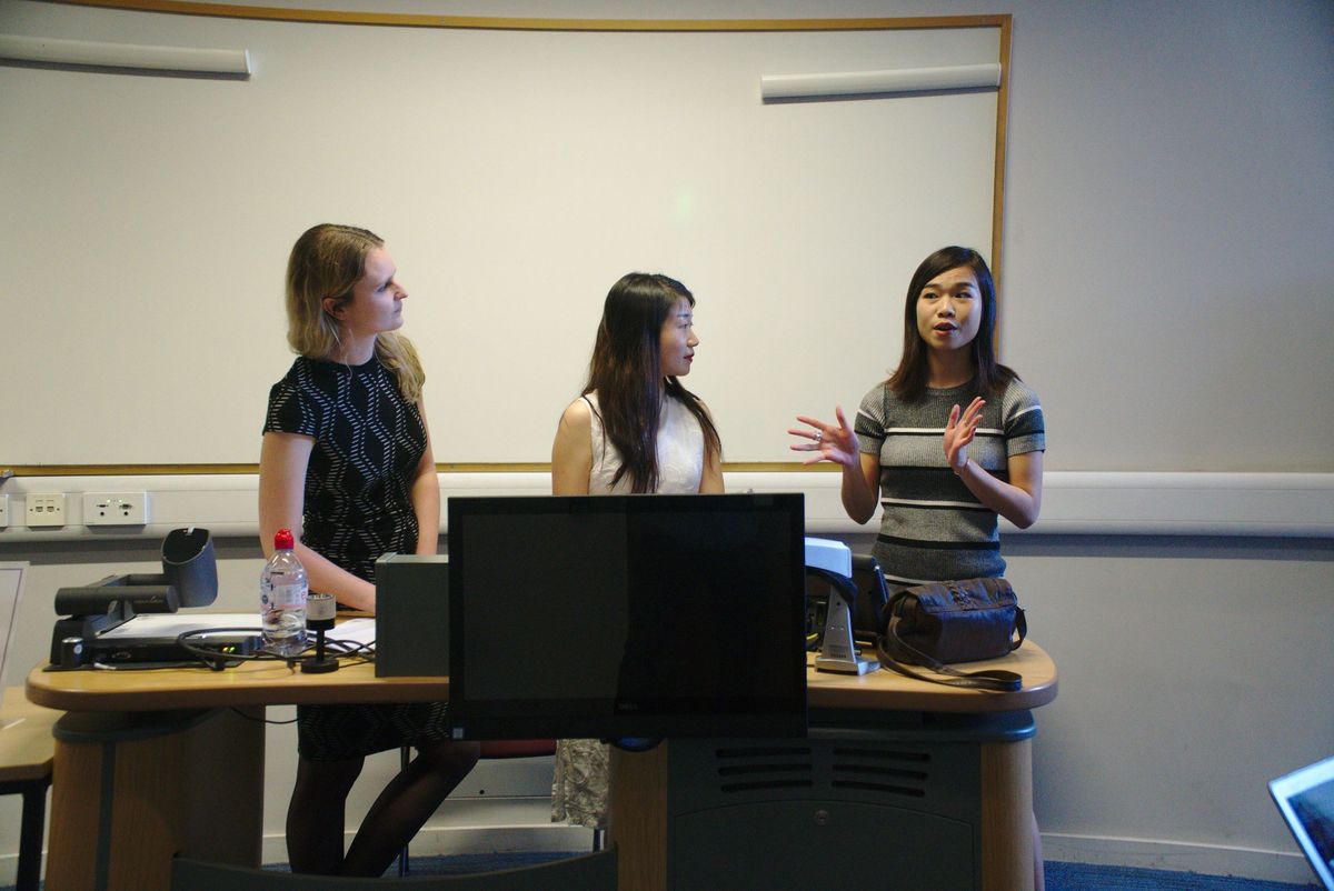 Rose Martin, Karoline Kan and Jessie Lau (left to right). Photo Credit: Danny Vegel.