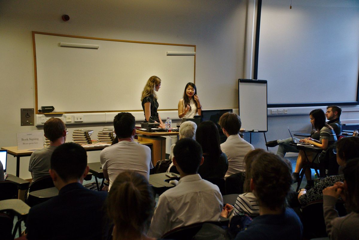 Rose Martin and Karoline Kan.  Photo Credit: Danny Vegel.