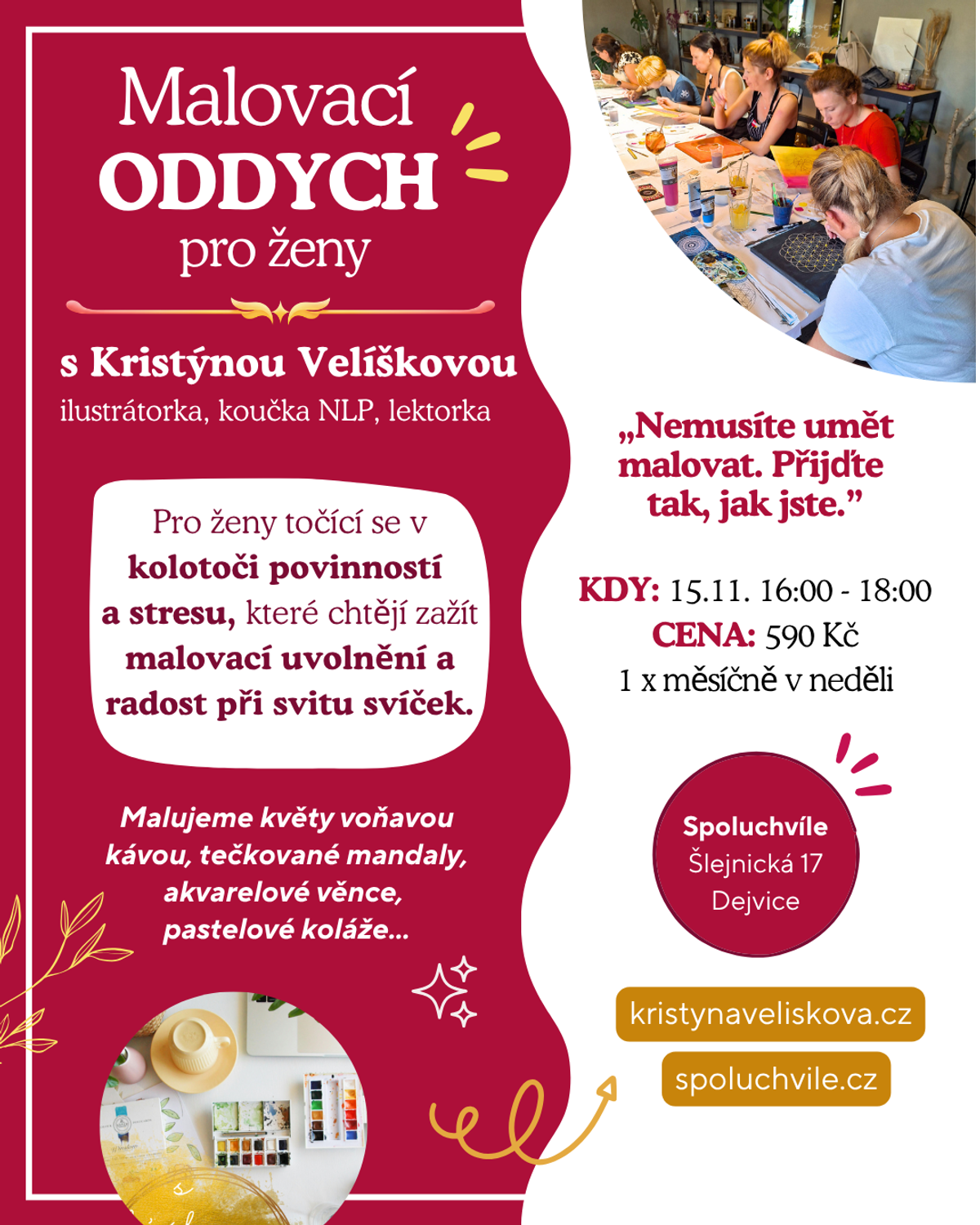 letak malovaci oddych