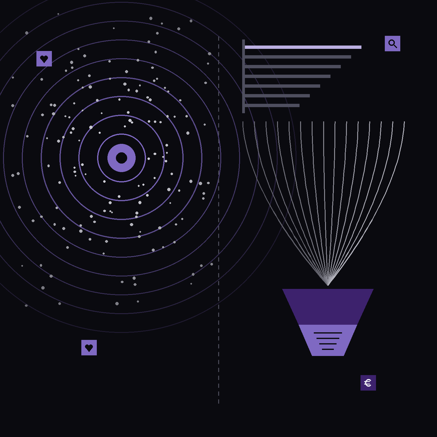 Illustration Google Ads : le sigle SEA en lettres vertes lime néon, avec un curseur d'annonce 