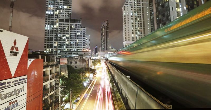 Bangkok Sukhumvit street night — Kolkata to Bangkok cheapest East India gateway 2026 return from ₹20303 July.