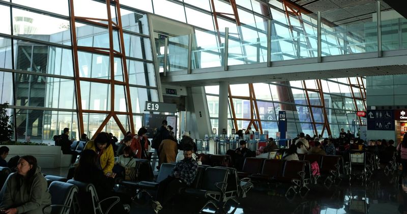 Airport boarding gate for USA to India flight — best time to book and cheapest months 2026