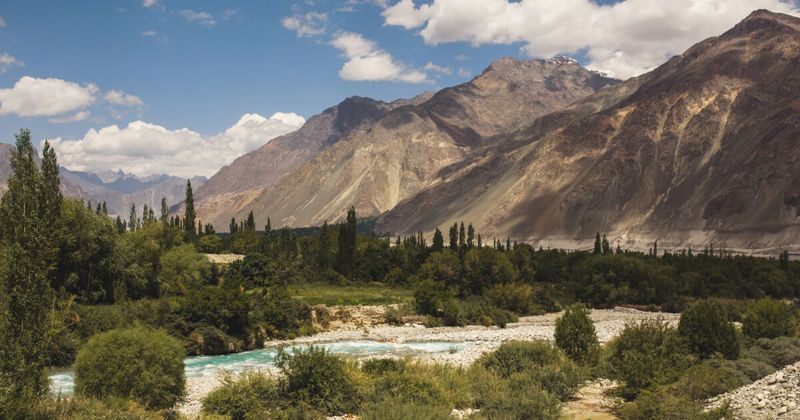 Turtuk village in northern Ladakh — the northernmost village in India accessible to tourists was captured from Pakistan in the 1971 war and opened to civilian visitors only in 2010; the Balti-speaking residents maintain a distinct cultural identity rooted in both Ladakhi and Baltistani traditions