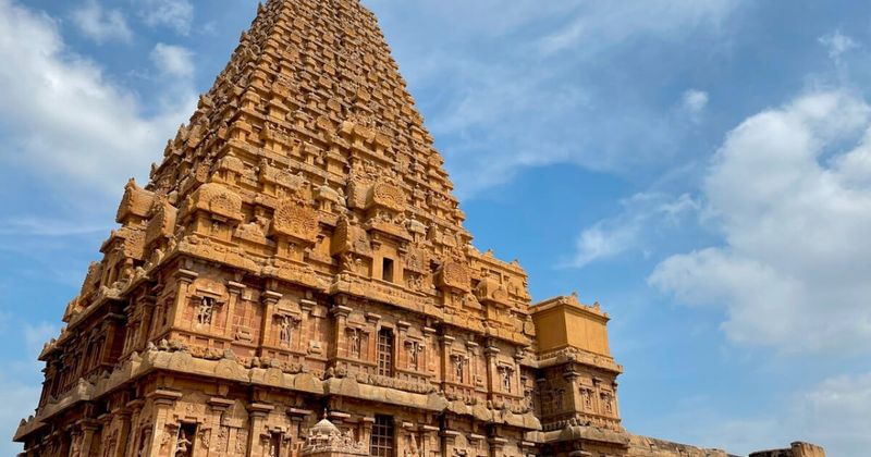  Brihadeeshwara Temple Vimana, Thanjavur — 66m; designed so shadow never touches the ground at noon; free entry; UNESCO; open 6am–8:30pm.