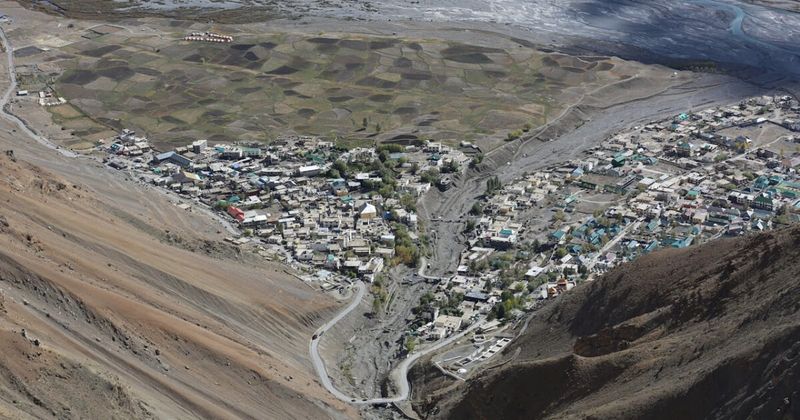 Spiti Valley's district headquarters at 3,800m; the only ATM, pharmacy, and proper market on the circuit; buy all supplies here.