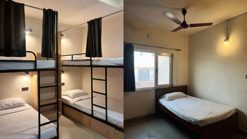 Zostel dorm vs budget guesthouse India