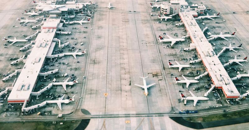 Multiple UK airlines at Heathrow terminal — nonstop UK to India flights Air India British Airways Virgin Atlantic 2026