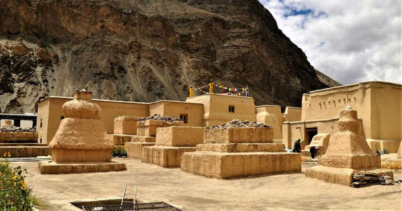 Tabo Monastery, Spiti Valley — founded 996 AD; UNESCO-identified murals; the Dalai Lama designated it India's second Ajanta in 1996; free entry.