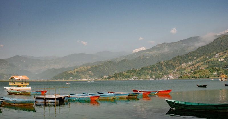 Nepal Pokhara lake Annapurna mountain — visa-free for Indians no passport required return flights from ₹5000