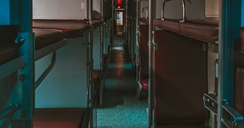 Indian train travel safety upper berth