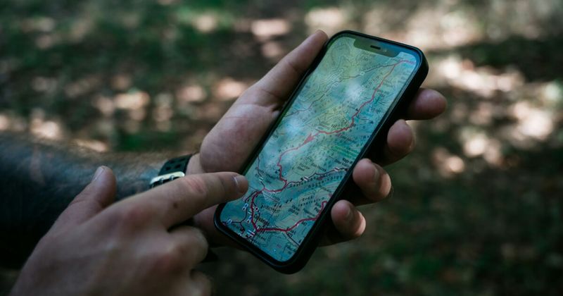 Using phone app to find water refill station India