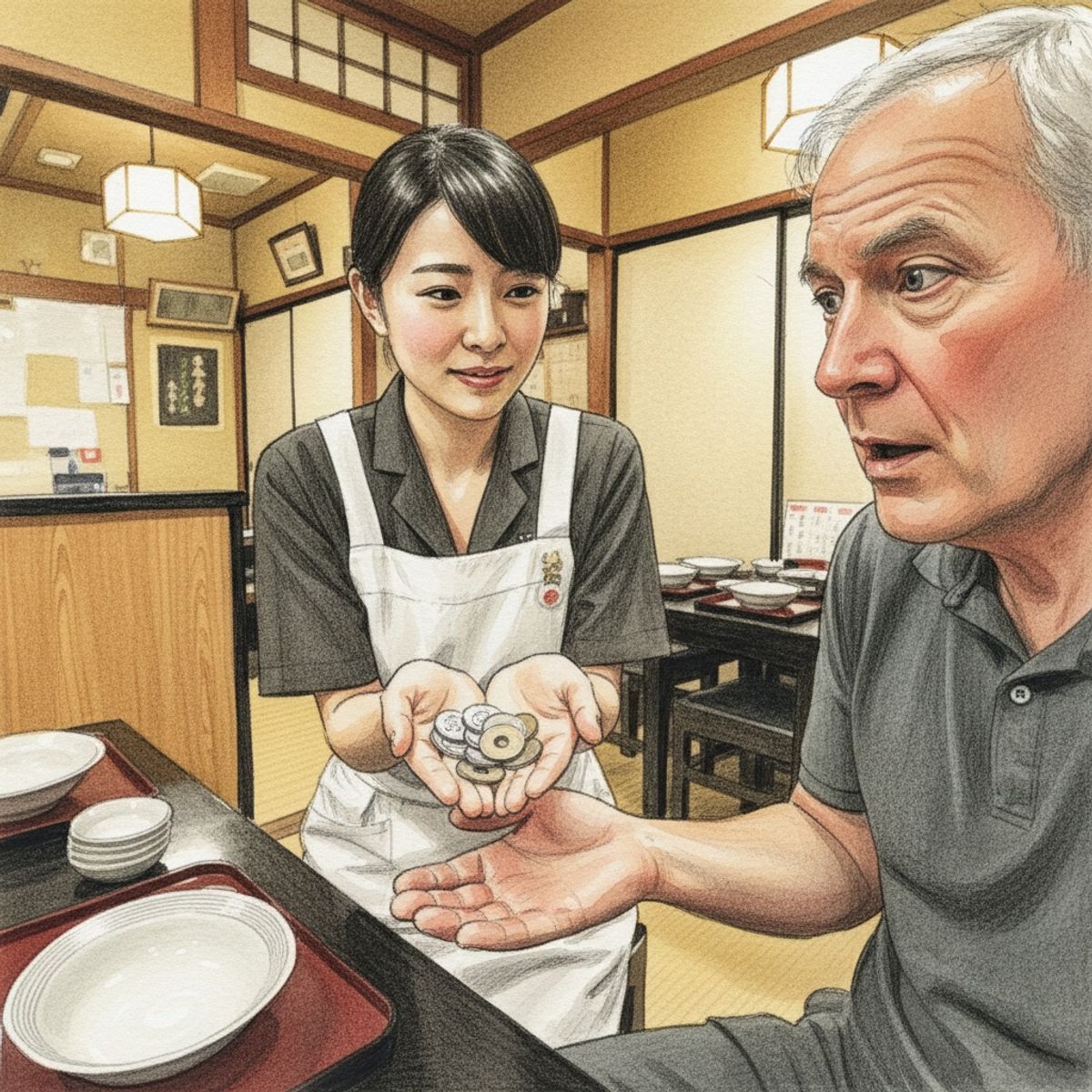 No tipping in Japan