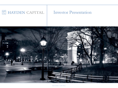 Investor Presentation
