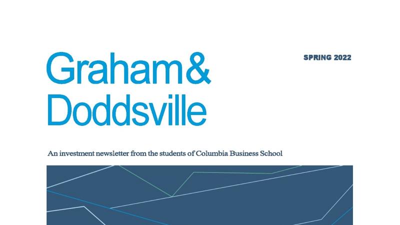 Graham & Doddsville - Spring 2022