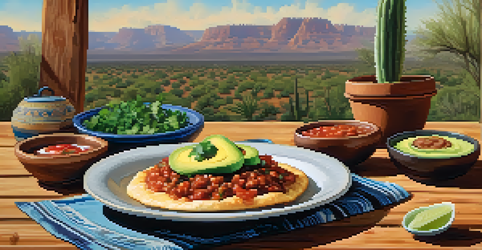 A close-up of a traditional Native American dish with fry bread and fresh toppings on a rustic table.
