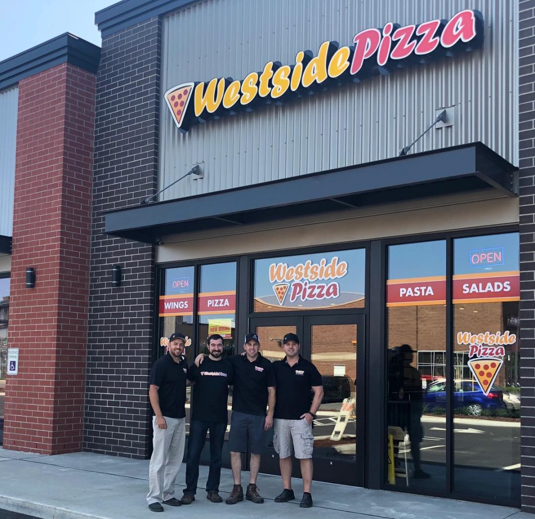 Owners outside of Westside Pizza in Ferndale, Washington | Westside Pizza