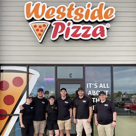 Workers outside of Westside Pizza Location | Westside Pizza