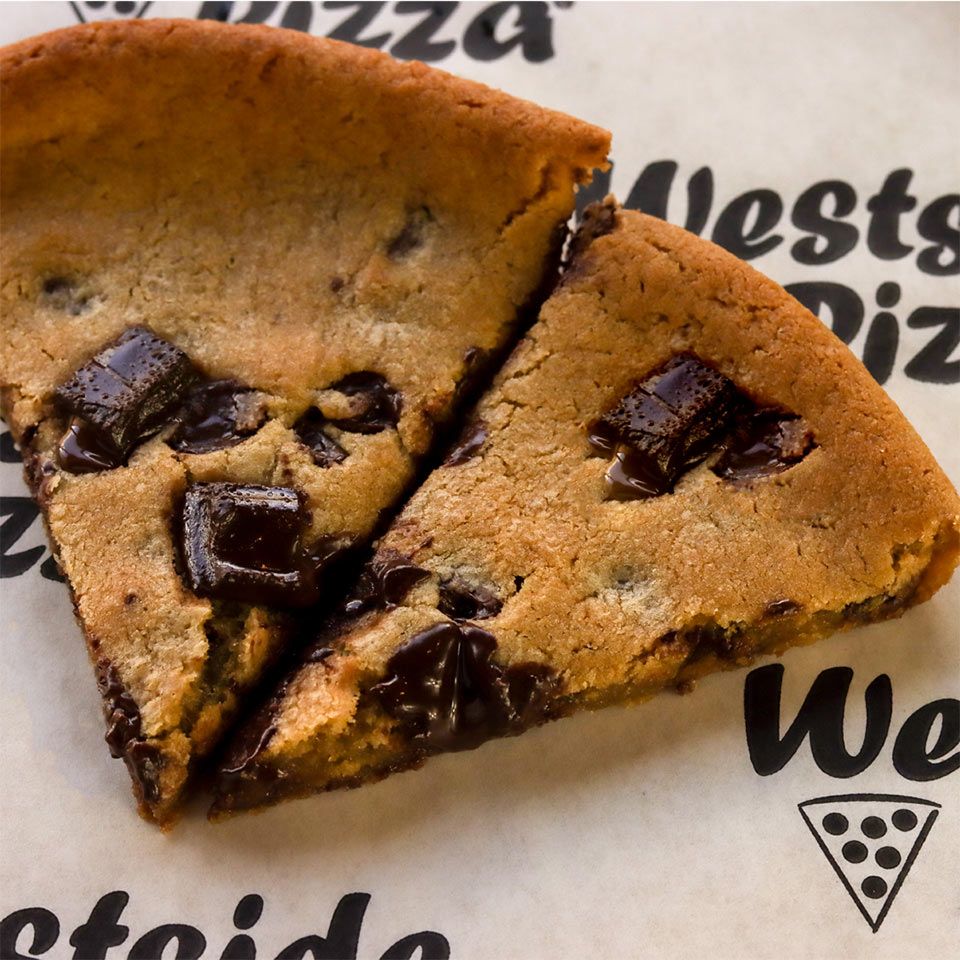 Chocolate Chip Cookie Pizza from Westside Pizza | Westside Pizza