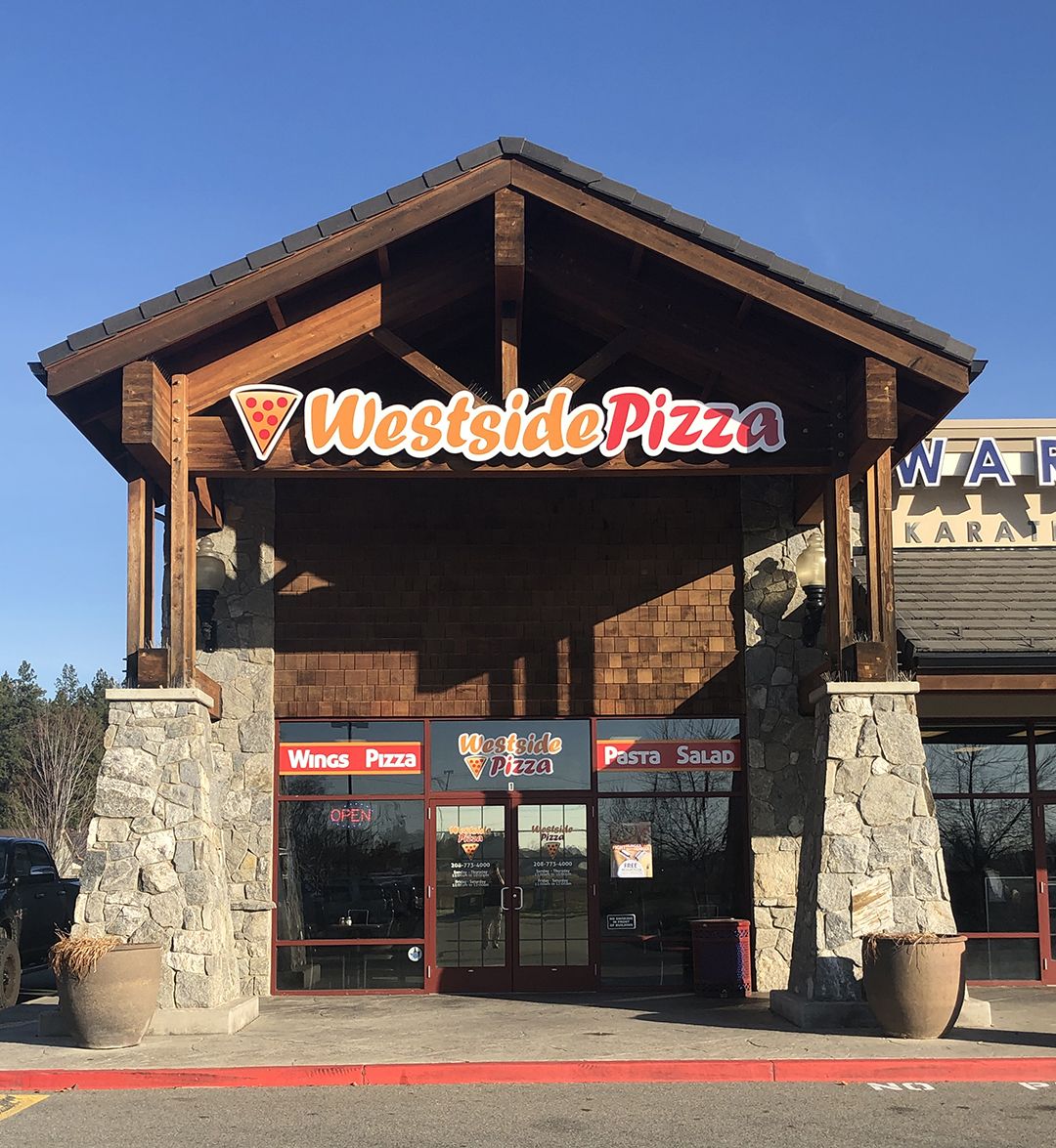 Exterior of Westside Pizza in Post Falls, Idaho | Westside Pizza