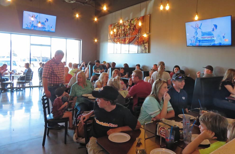 Large Group of People in a Westside Pizza Location | Westside Pizza