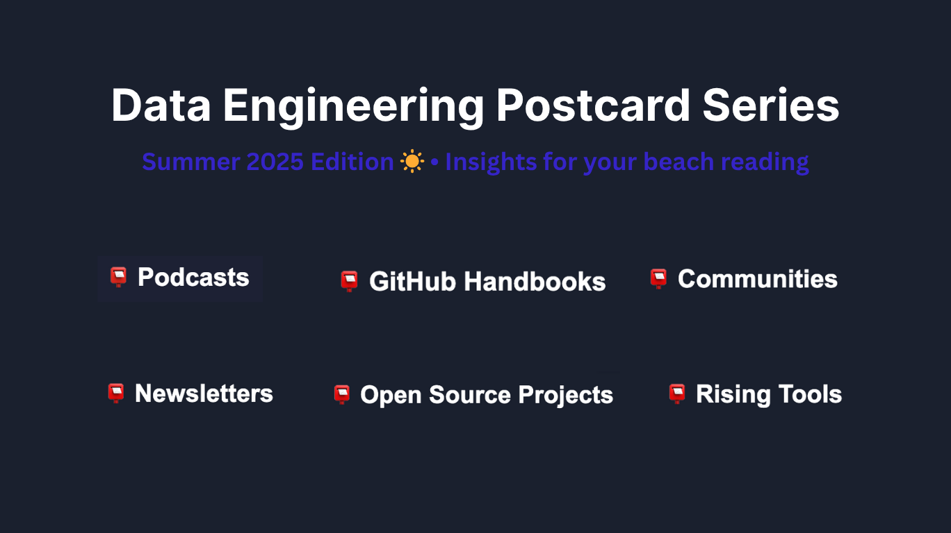 Data Engineering Postcard Series