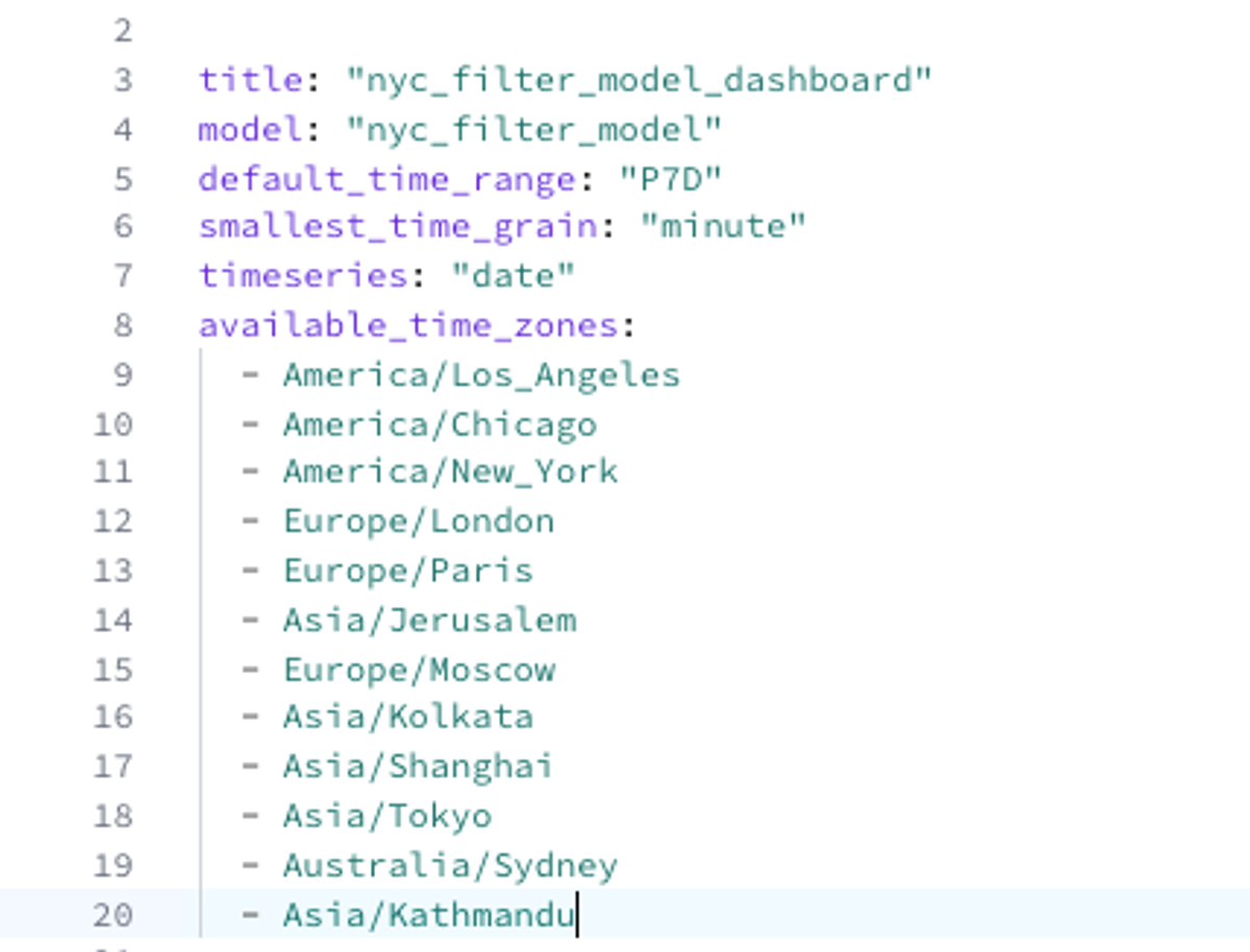 Flexible time zone configuration in code