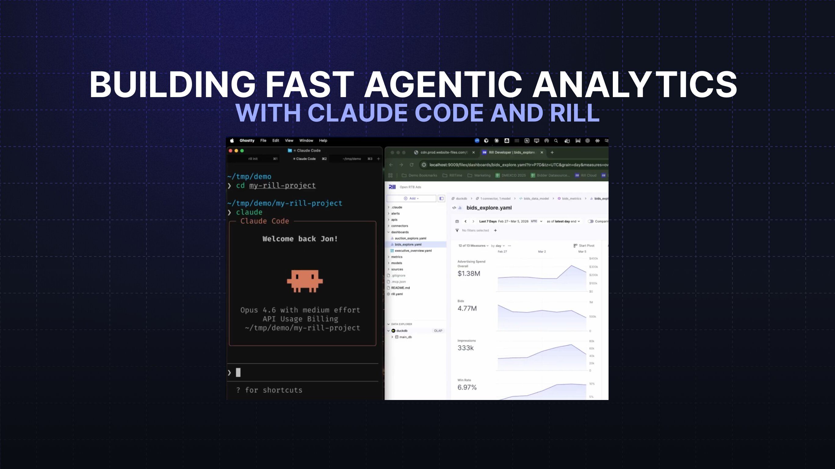 Video: Building Fast Agentic Analytics with Claude Code and Rill