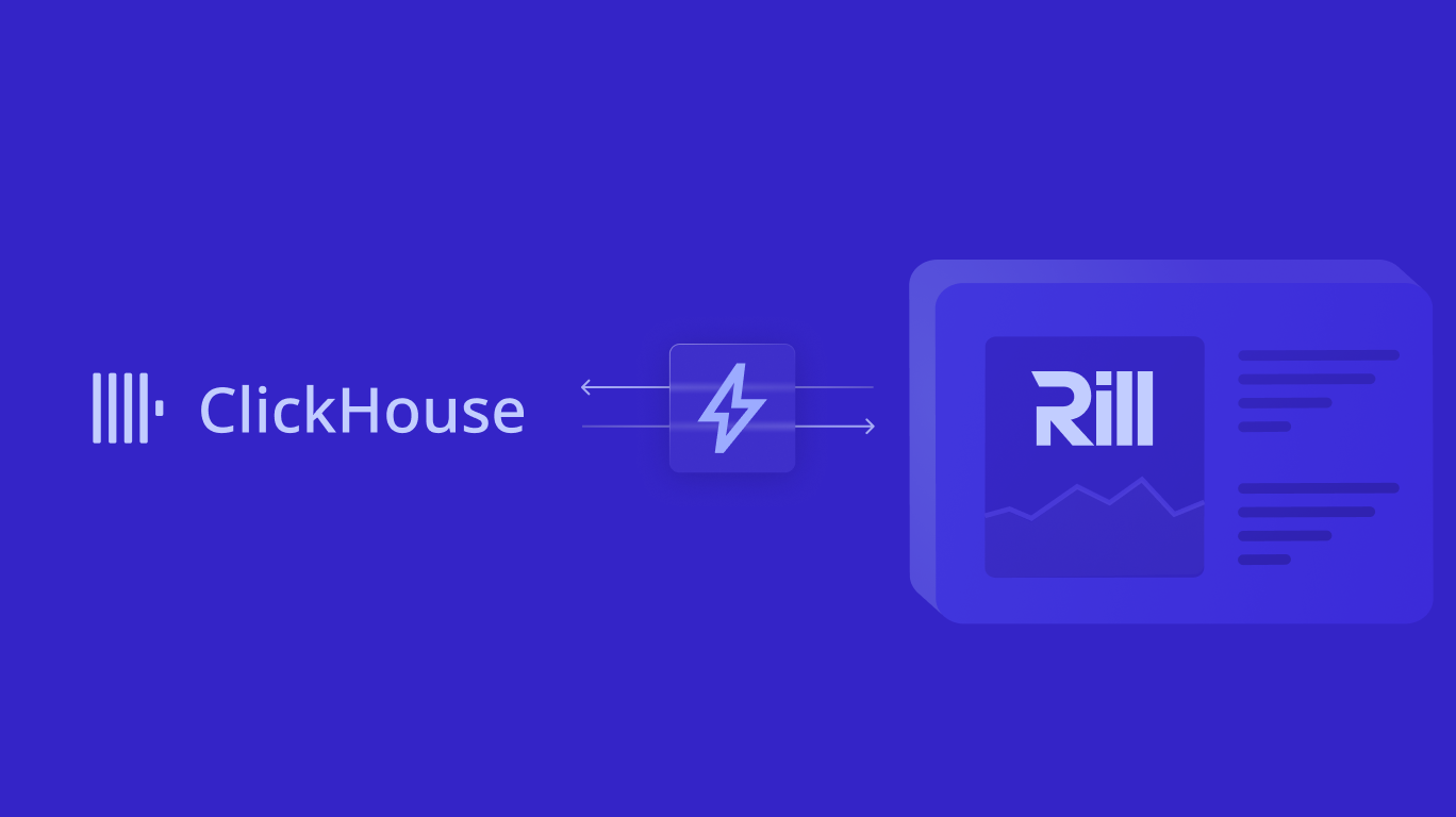 ClickHouse dashboards with Rill: instant, operational BI at scale