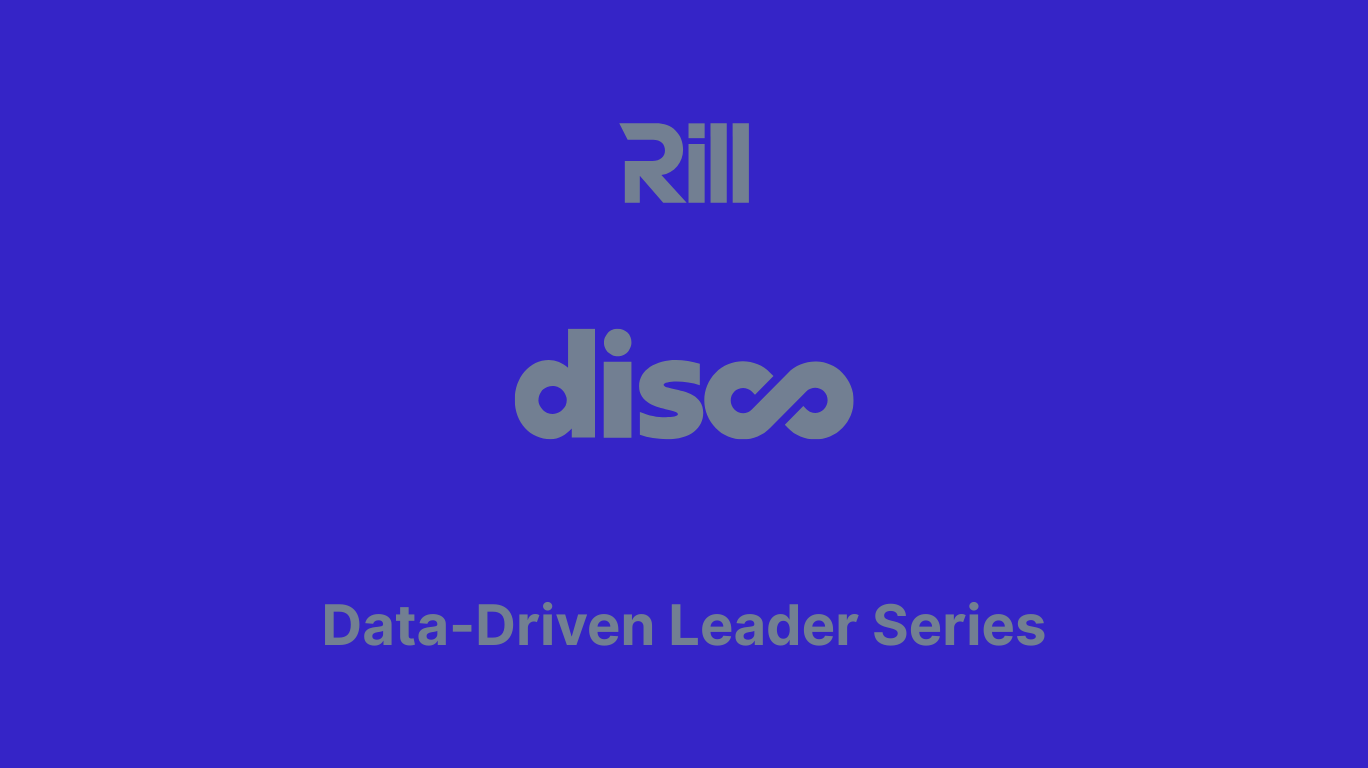 Data-Driven Leader Series - Episode 1 - Disco