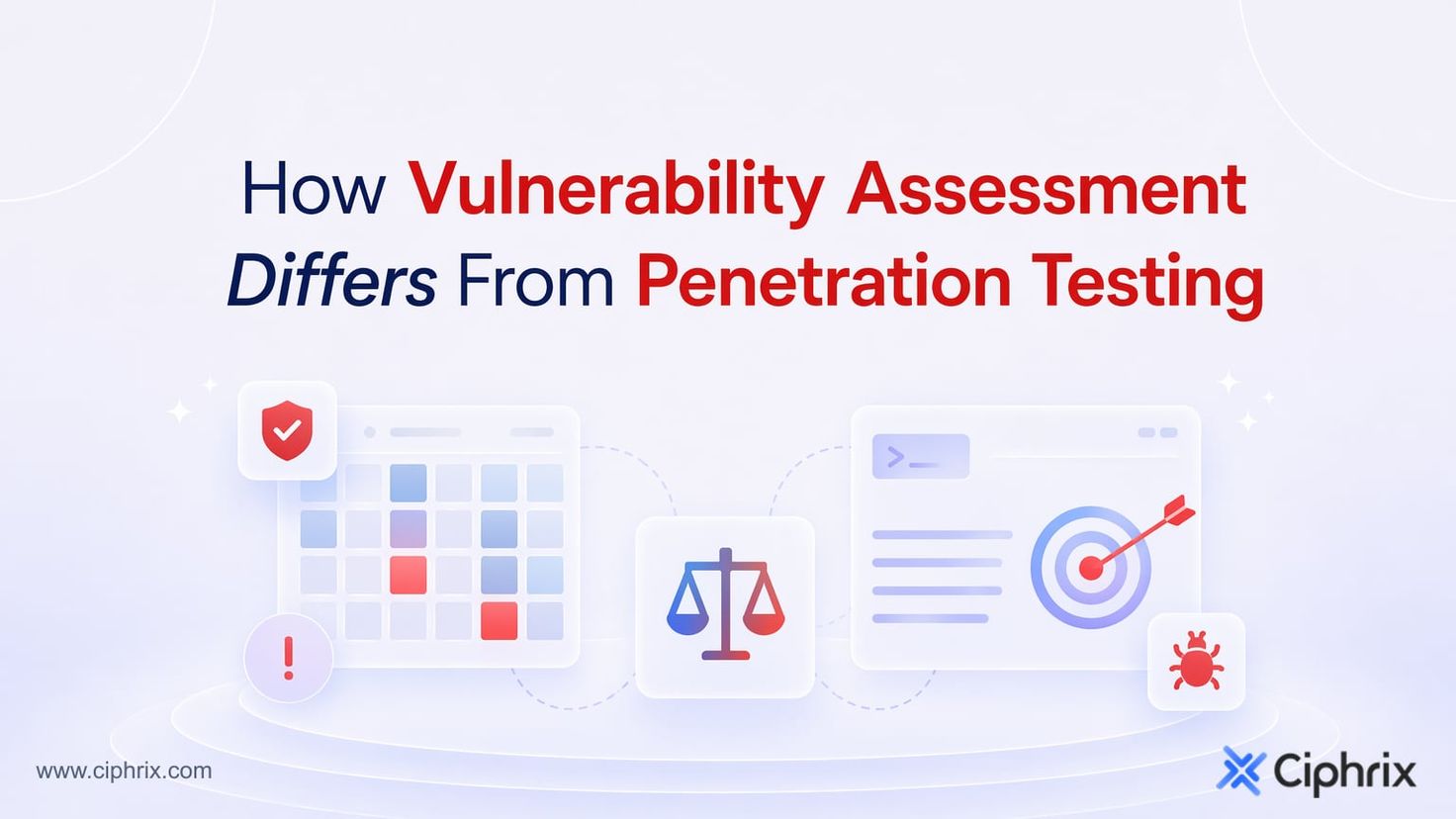 How vulnerability assessment differs from penetration testing
