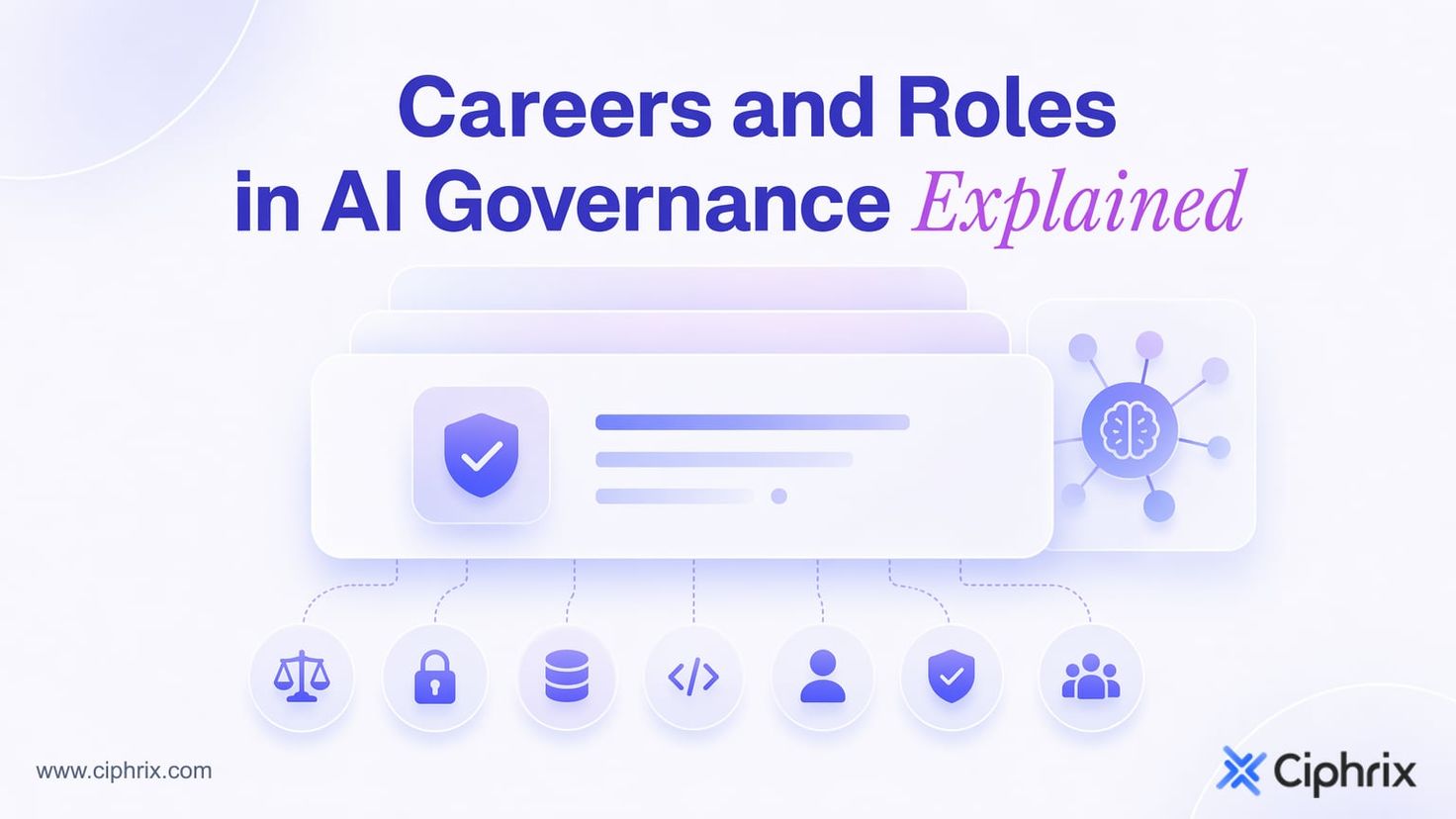 Careers and roles in AI governance explained