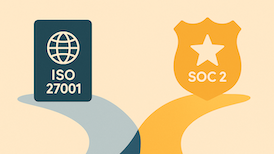 iso 27001 vs soc 2 journey comparison