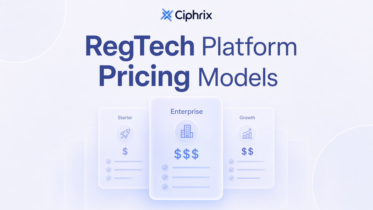RegTech Platform Pricing Model