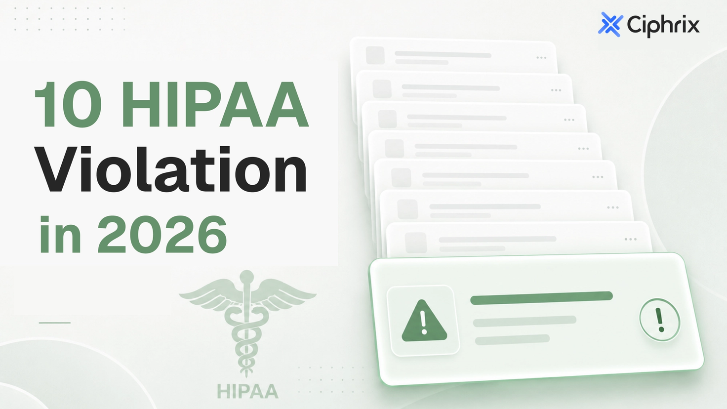 10 HIPAA Violation in 2026