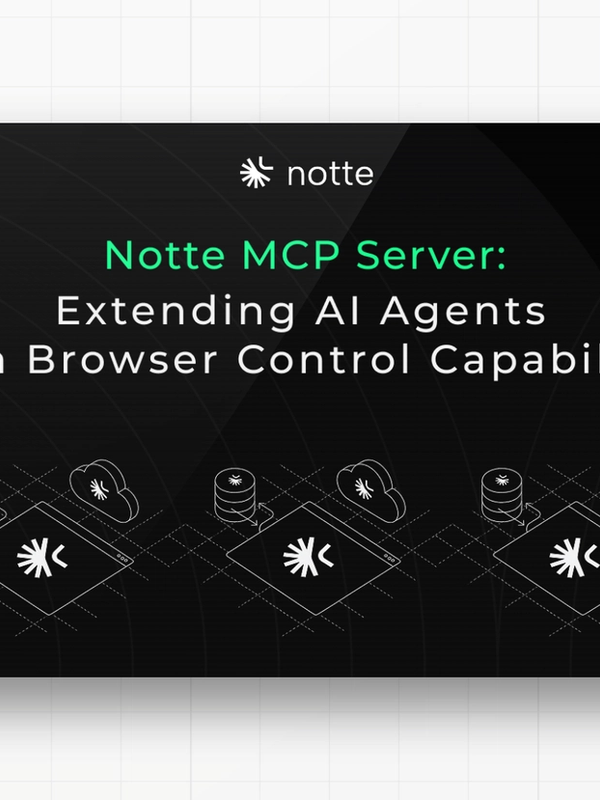 Notte MCP server banner