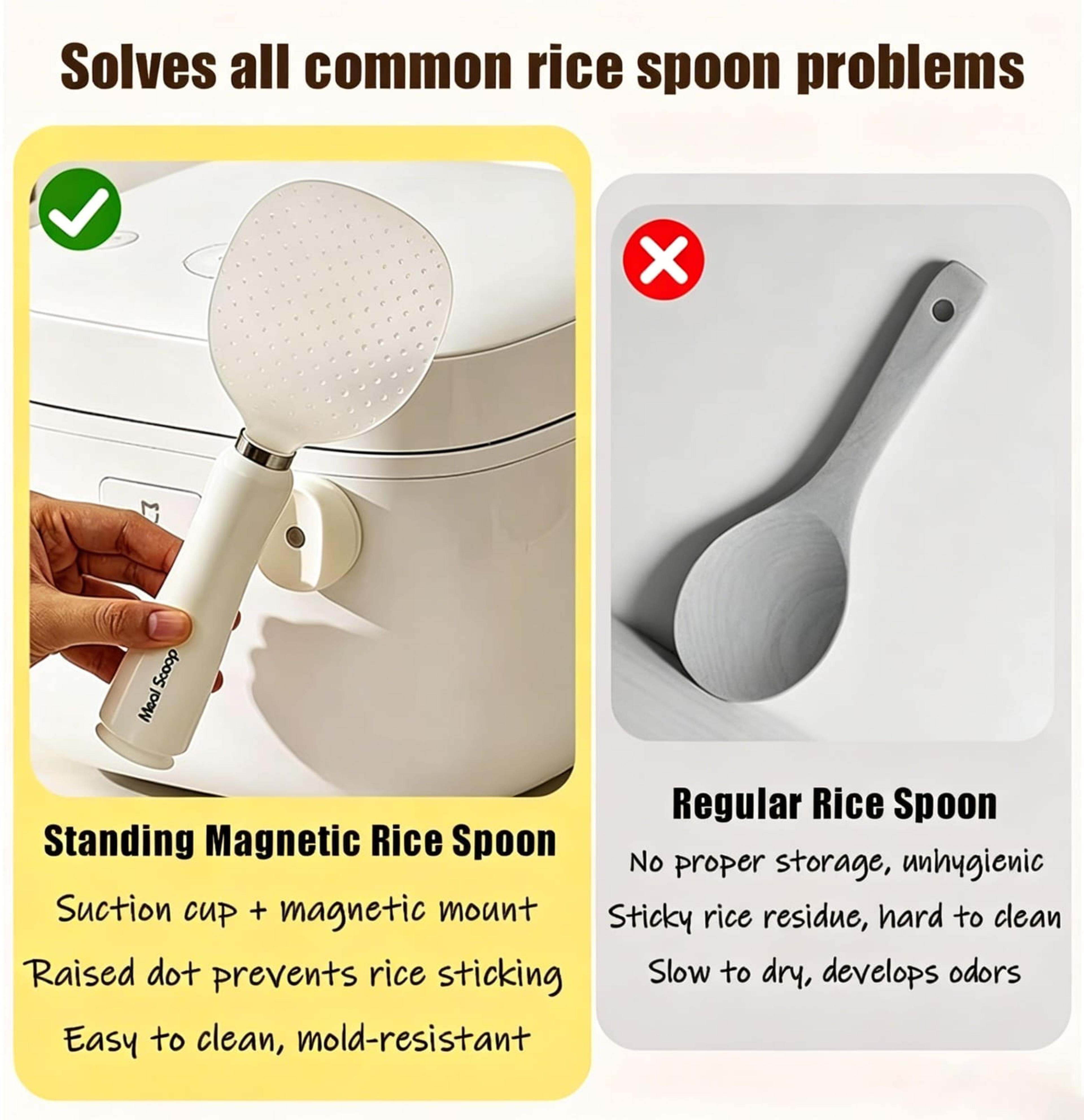 Magnetic Rice Spatula with Stand - Thumbnail 4