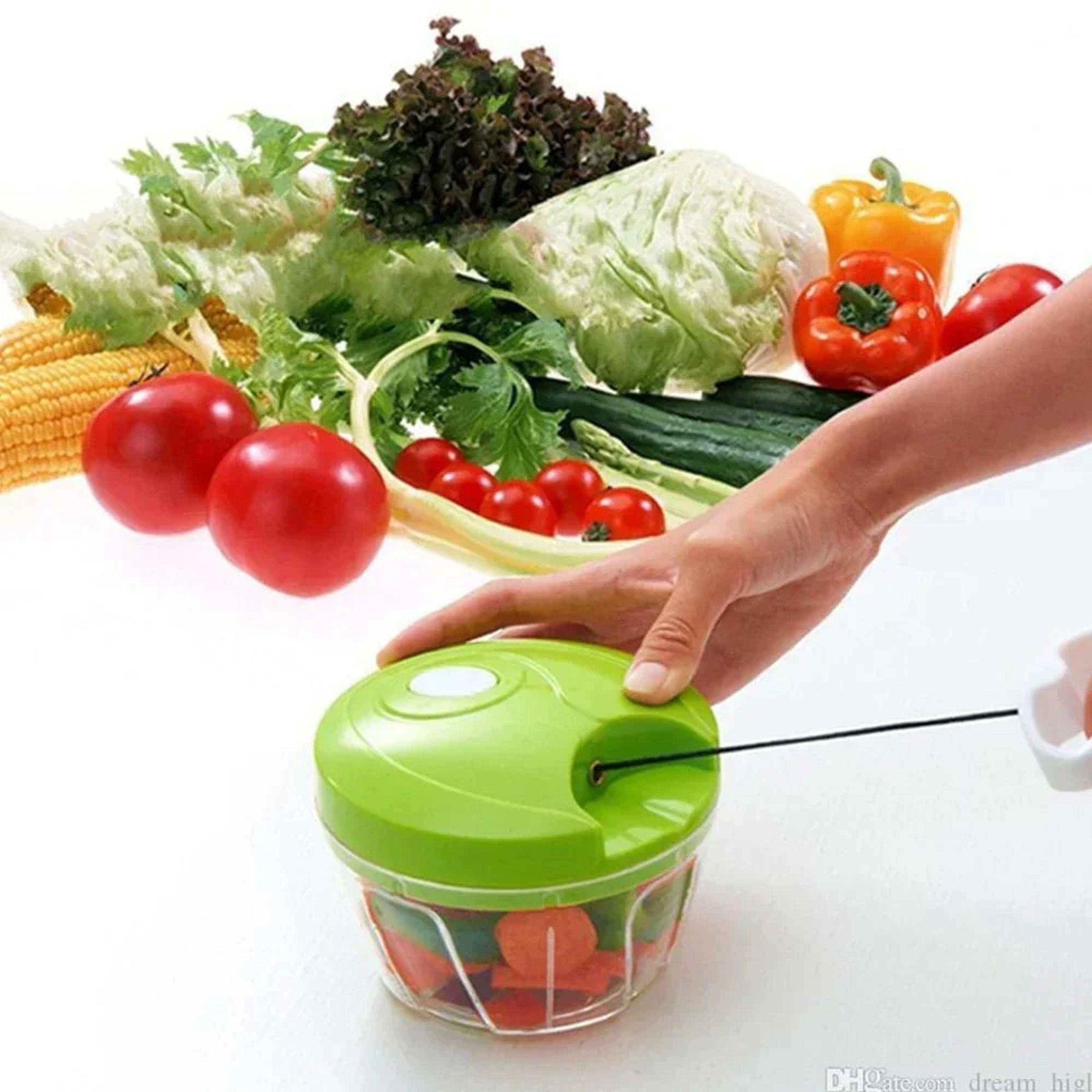 Manual Spin Vegetable Chopper - Thumbnail 1