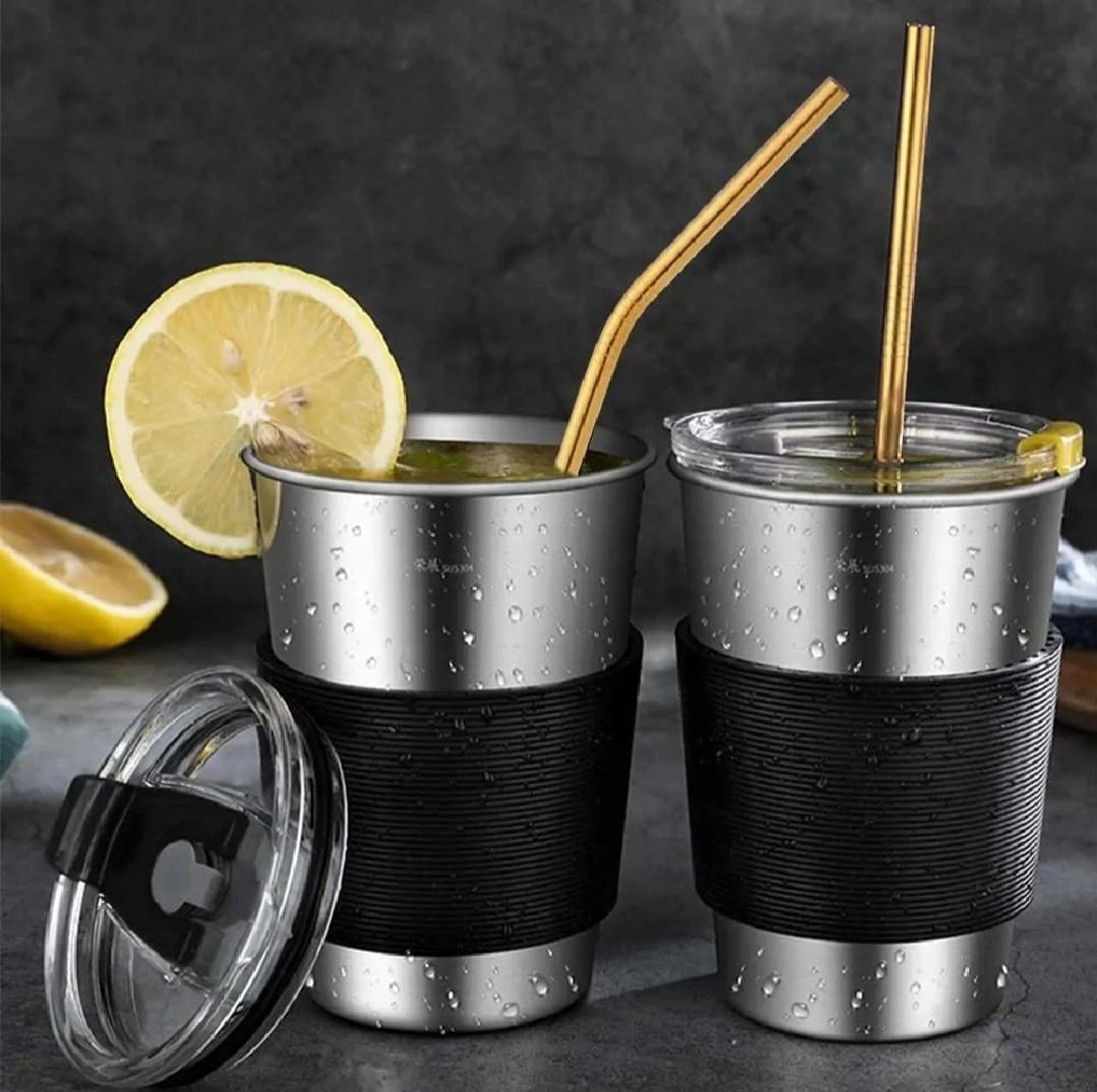 6‑Pack Colorful Stainless Straws - Thumbnail 2