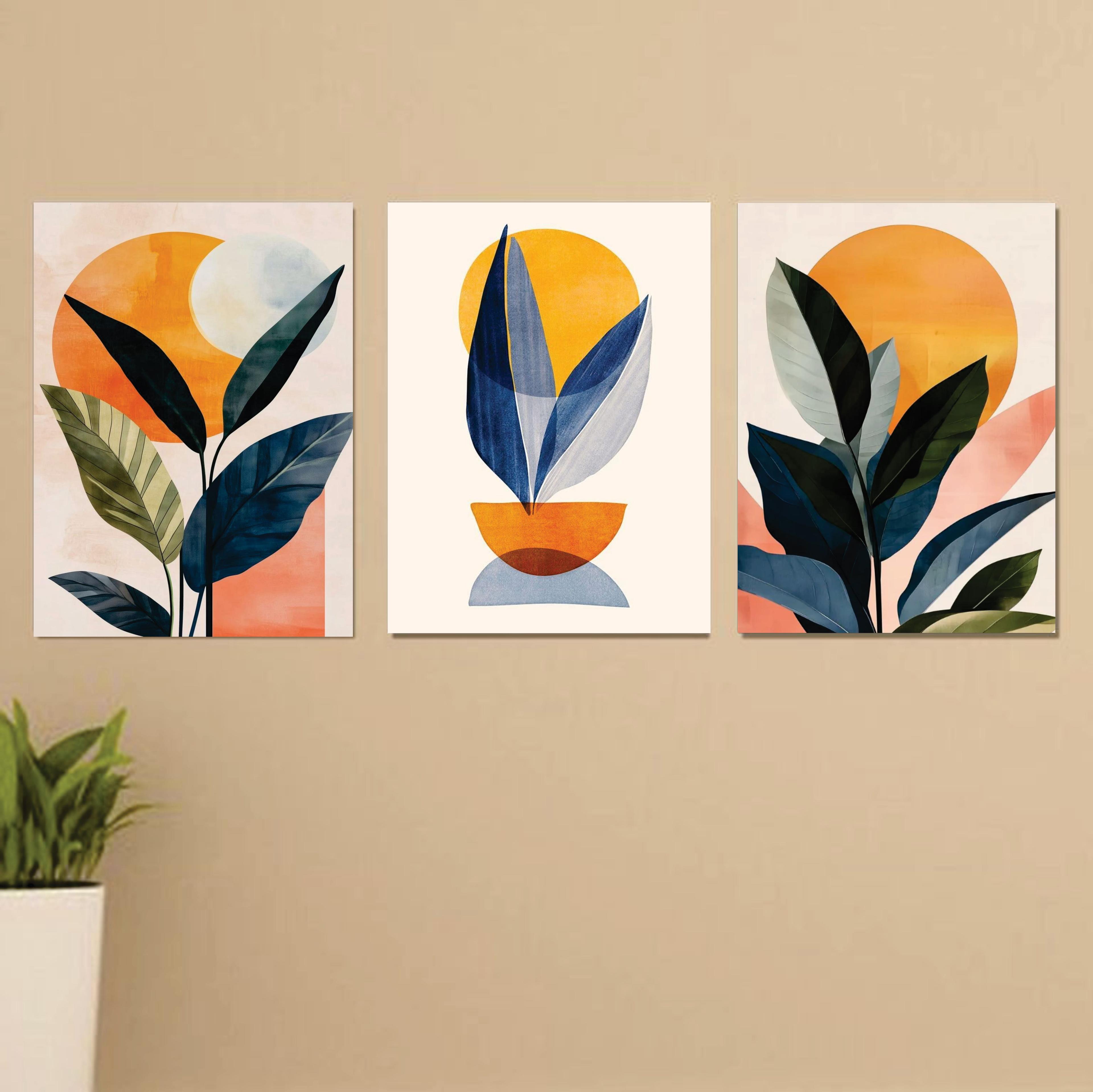 3-Panel Modern Photo Wall - Image 1