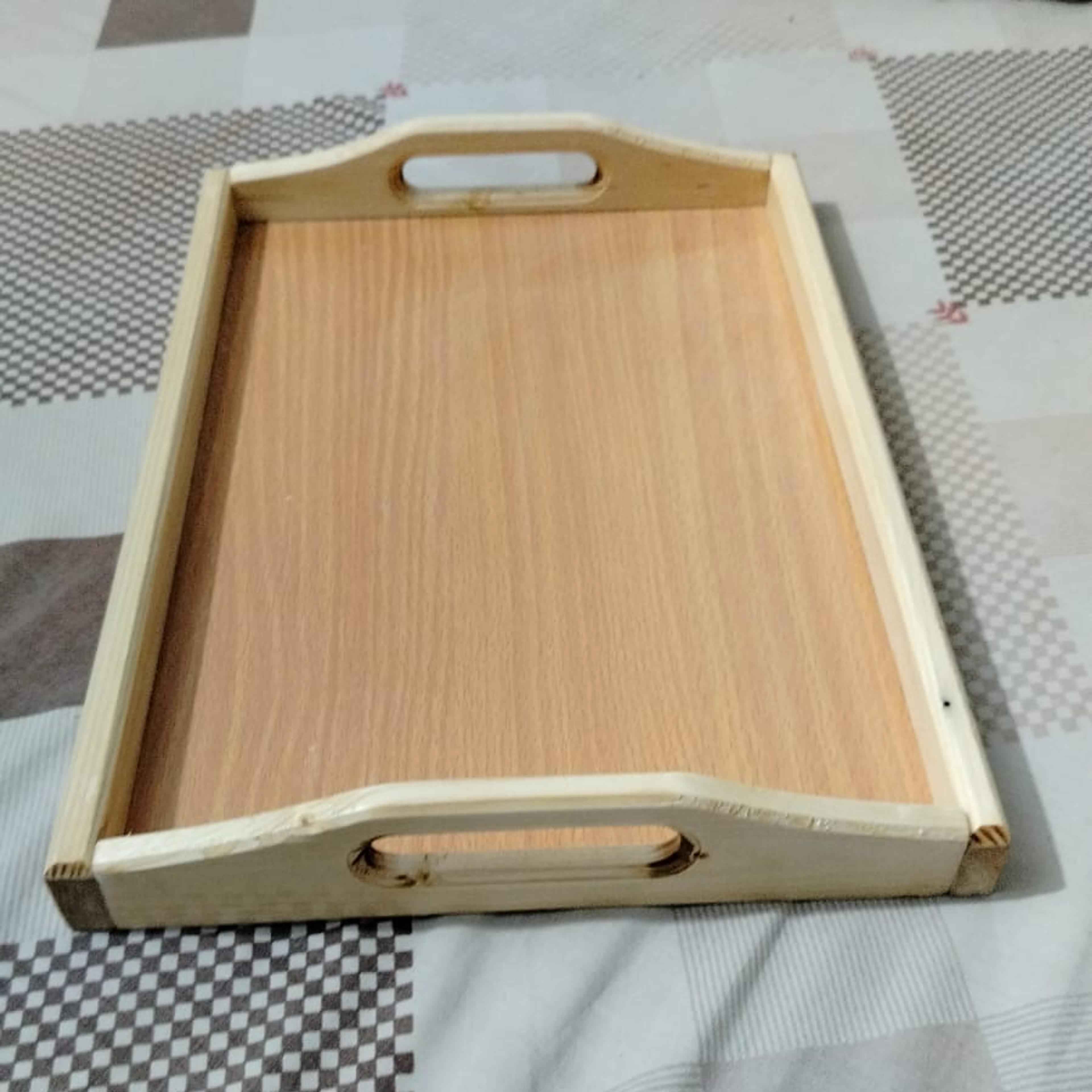 Classic Wooden Serving Tray - Thumbnail 6